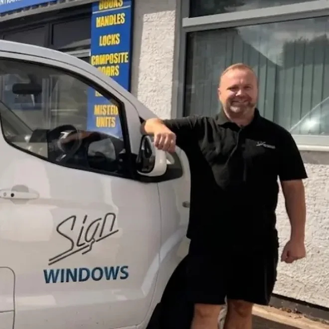 Dean Mayes, founder of Sign Windows Ltd