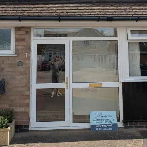 Recent window project completed in Leicester
